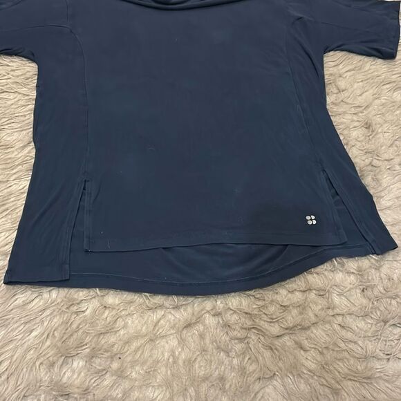 Sweaty Betty women’s dark teal modal stretch flowy tshirt - Picture 4 of 6